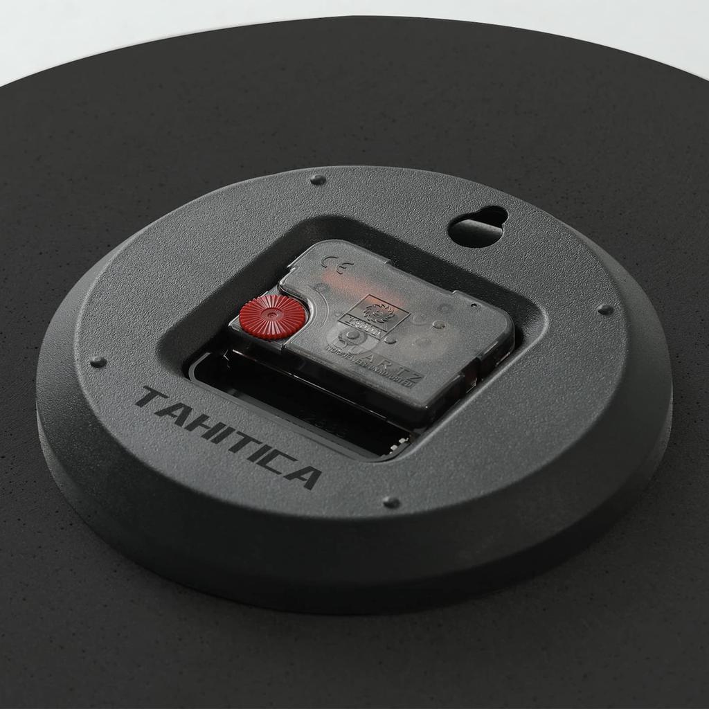 TAHITICA Silent Wall Cement Wall Scandinavian Room Living Room Housewarming Includes Clock, Clock, Simple, Modern, Design, 30cm, Decor, Decor, Gift,