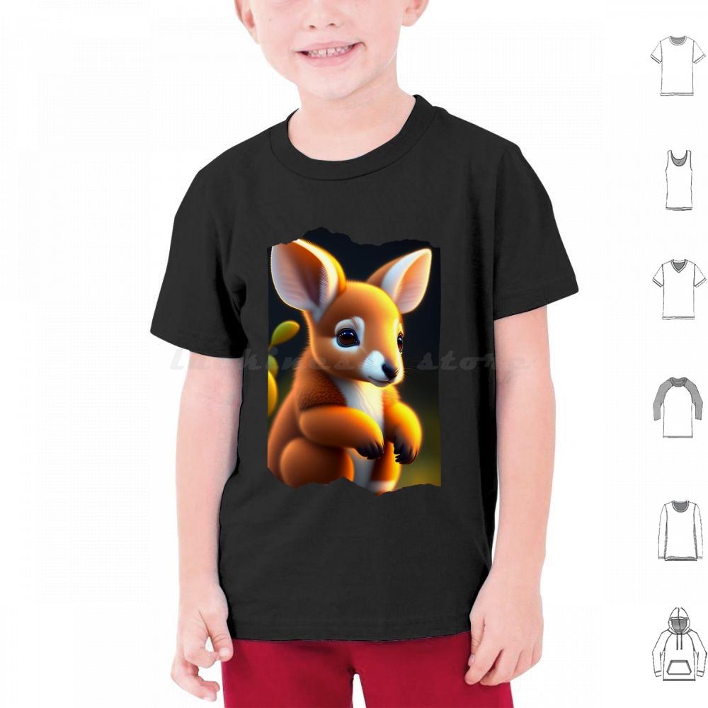 Cute Animals  Animal  Animals  Legendary Animals  Cute Kango T Shirt 6xl Cotton Cool Tee Animals Cute Animal Legendary Kango