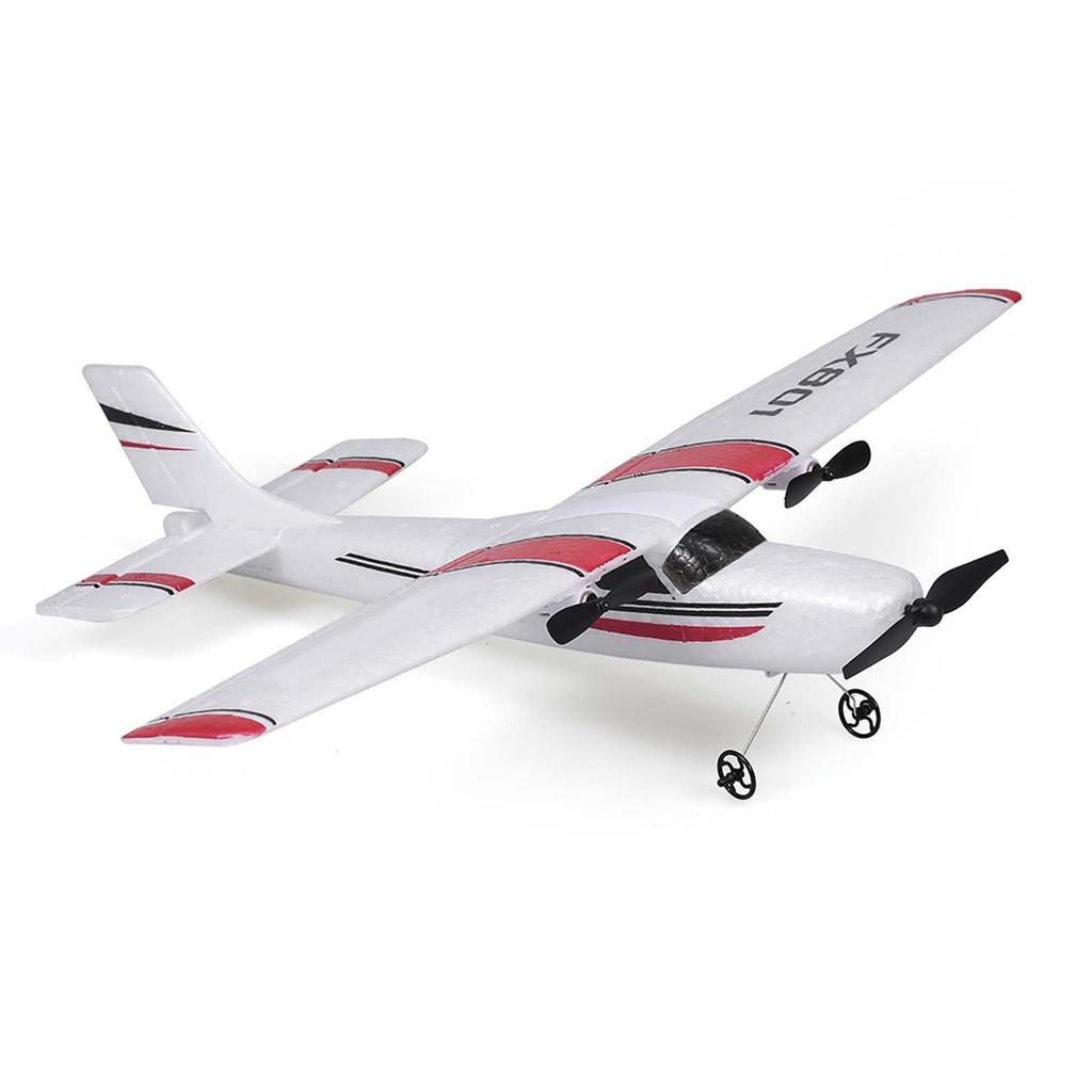 FX801 Flugzeug 2,4 GHz 2CH RC Flugzeug Flugzeug Outdoor Flugspielzeug für Kinder Jungen mit 3 Batterien