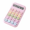 Calculadora Electrónica de Diseño Transparente Color Degradado Calculadora para Estudiantes Uso Estudiantil