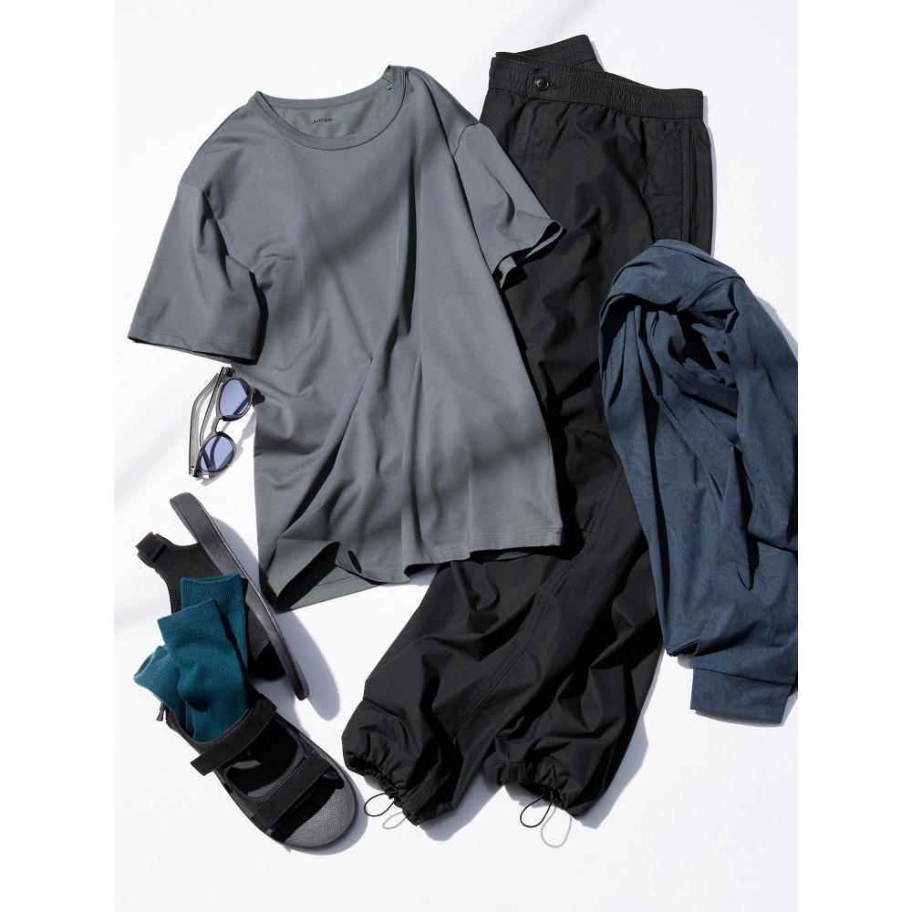 Uniqlo Airism CoTTon Crew Neck T  shorT Sleeve