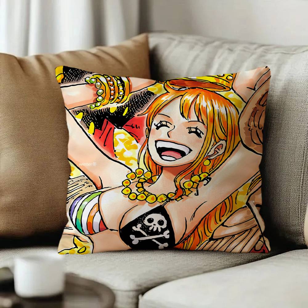 O-ONE-P-PIECE Nami Maple Design Cushion Cover Happy Autumn Harvest decor Holiday Decorati Pillow Cover
