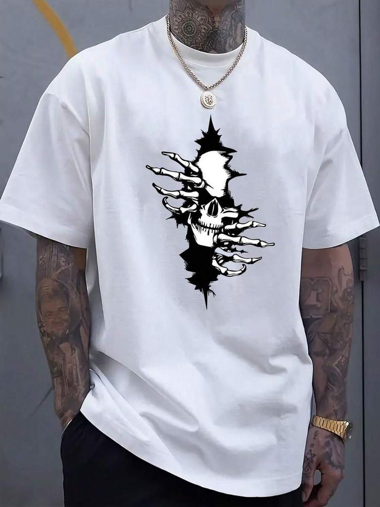 T-shirt Unisex a Girocollo a Maniche Corte con Stampa