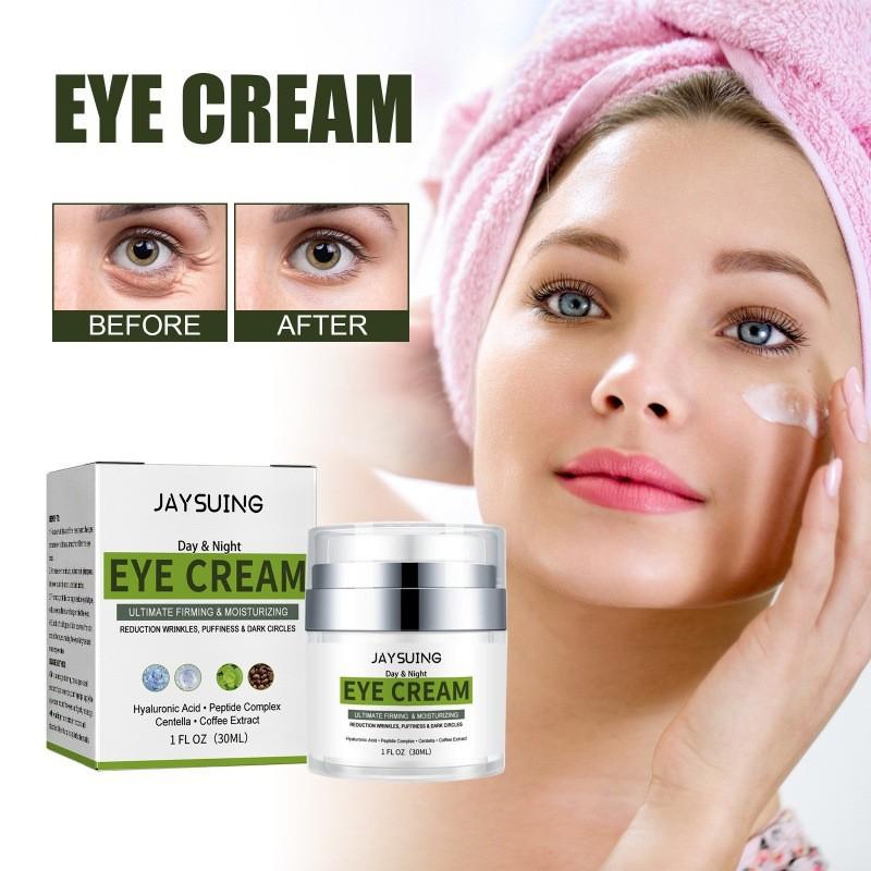 Jaysuing Peptide Repair Eye Cream Hydrating Firming Moisturizing Dark Circle Treatment
