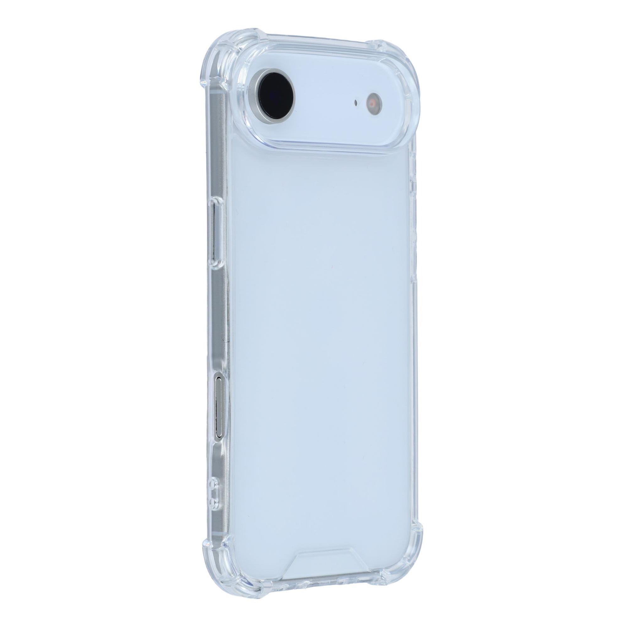 

For iPhone 17 Air Case Reinforced Corners TPU Frame+Acrylic Back Phone Cover A