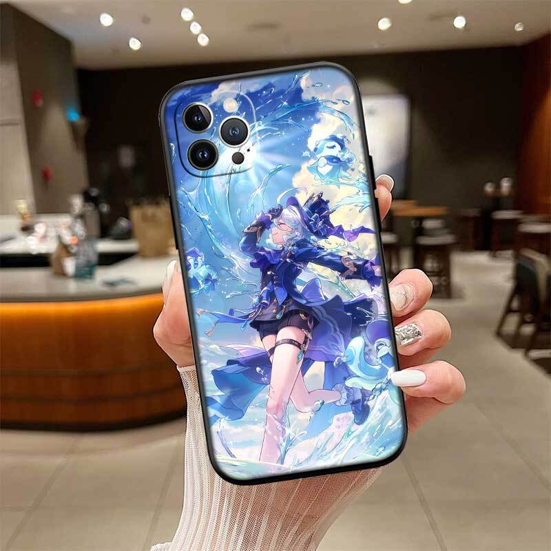 Genshin Impact Cute Phone Case for Motorola Edge 60 60s 70 G86 G56 G54 E14 G04S G45 G54 G64 X30 X40 X50 S30 S50 Pro Power Tylus