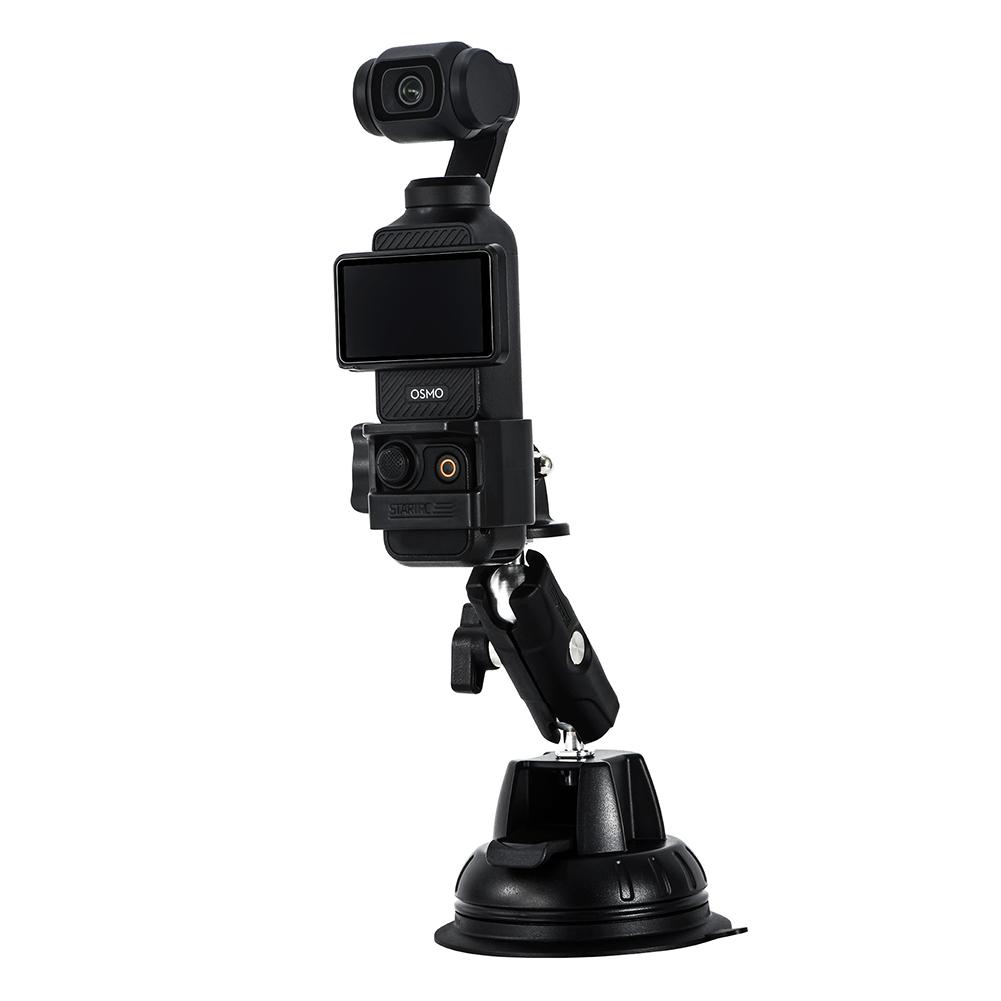 Suction Cup Camera Car Mount for DJI Osmo Pocket 3 Windshield and Window Camera Holder Action Camera Accessories