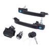 5-teiliges Set Auto Außentürgriff mit Schlüssel und Heckklappenschloss 1H0837207B für Cabrio 1995 bis 1998