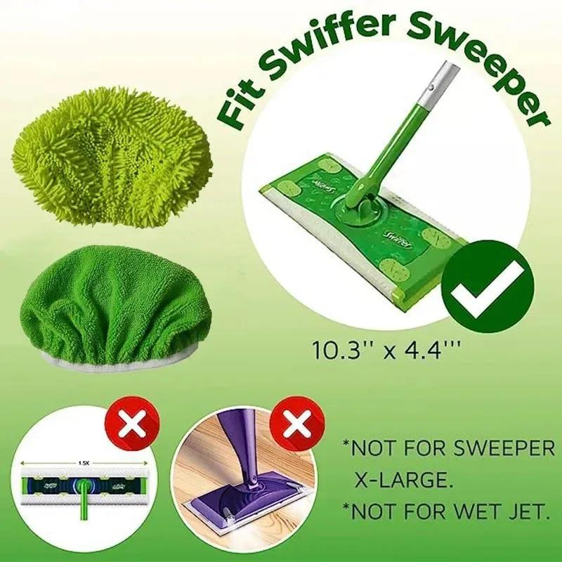 Flat Mop Useful Things for Kitchen Gadgets Replacement Cloth Cleaning Scouring Pad Absorbent Sponge Cover Household Tools Home