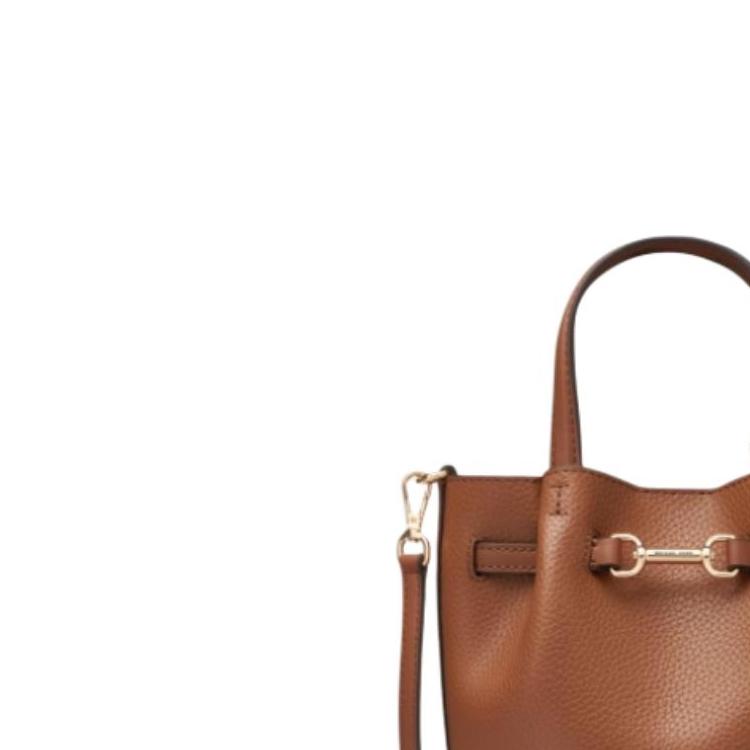 Michael Kors MK Carson Pebbled Leather Shoulder Crossbody Bag Small Women handbags Brown 35S5G2ZC5T-LUGGAGE
