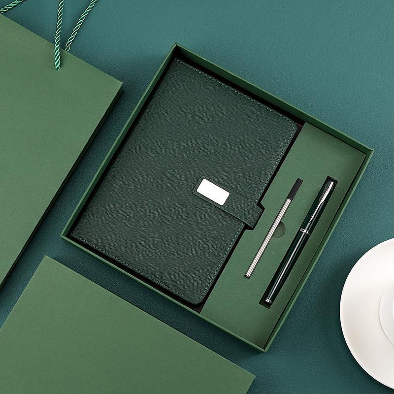 A5 Magnetlås Affärsanteckningsbok Presentförpackning med Anpassningsbar Logotyp