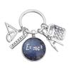 Math Time Keychain with Compass Calculator: Perfect Teacher's Day or Graduation Gift