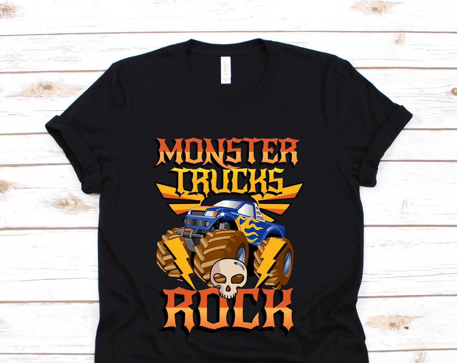 Monster Truck Car Lover T-shirt, Monster Jam Trucks Crushing Cars Adrenaline Racing Engine Rev Gift Tshirt, Awesome Party Present Tee Shirt 130