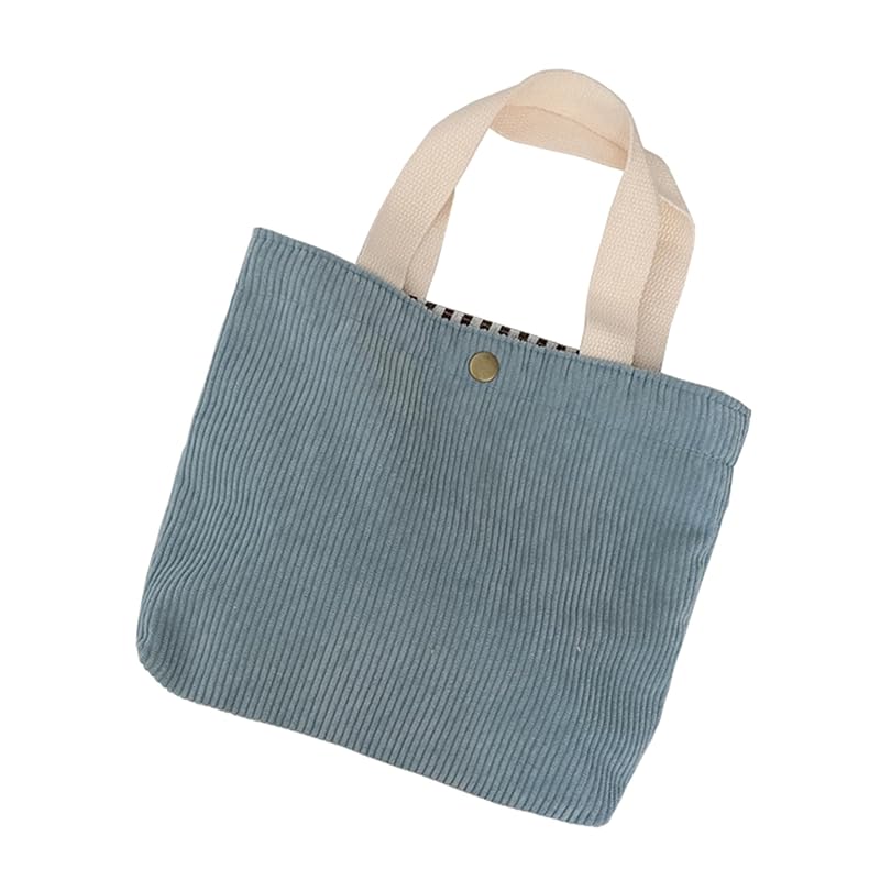 

[Lutesa] tote bag ladies Plain color handbag bag Smaller lightweight sub bag Going out casual Rich in colors (blue)