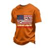 Men's Loose Fit Casual Short Sleeve T-Shirt Labor Day Graphic Print Crew Neck Cotton Blend Top for Everyday Wear