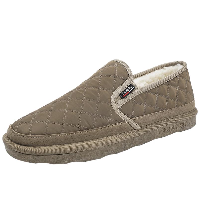 

Мода Новый Стиль Уличные зимние Плюшевые Теплые мужские ботинки Удобные ботинки с хлопковой подкладкой 39