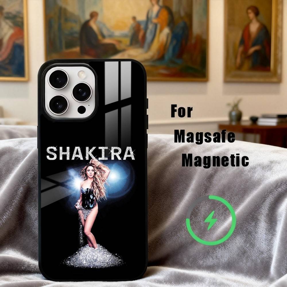 Popular S-Shakira-A  Phone Case For iPhone17,16,15,14,13,12,11 Plus,Pro Max Magnetic For Magsafe Wireless Charging