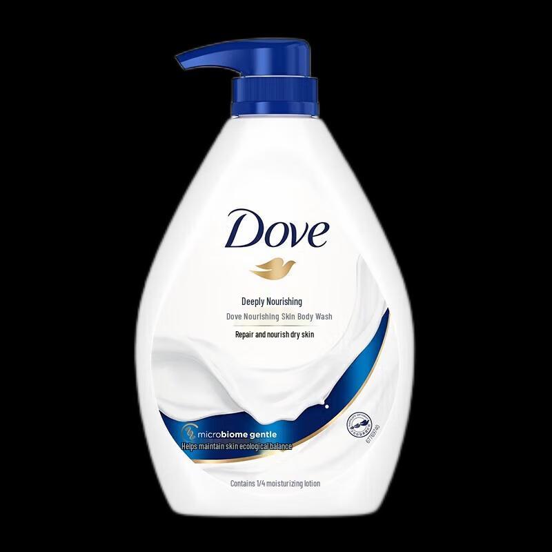 DOVE Deeply Nourishing Body Wash & Shampoo Set