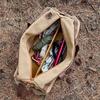 Handheld Type Camping Tool Storage Bag Shoulder Strap Tent Pegs Bag Ground Nail Bag  Barbecue