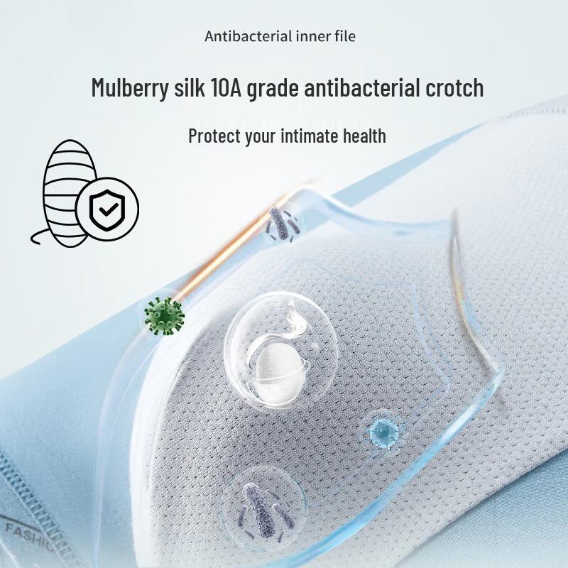 Lonsa Men's 10A Antibacterial Pure Cotton Boxer Briefs