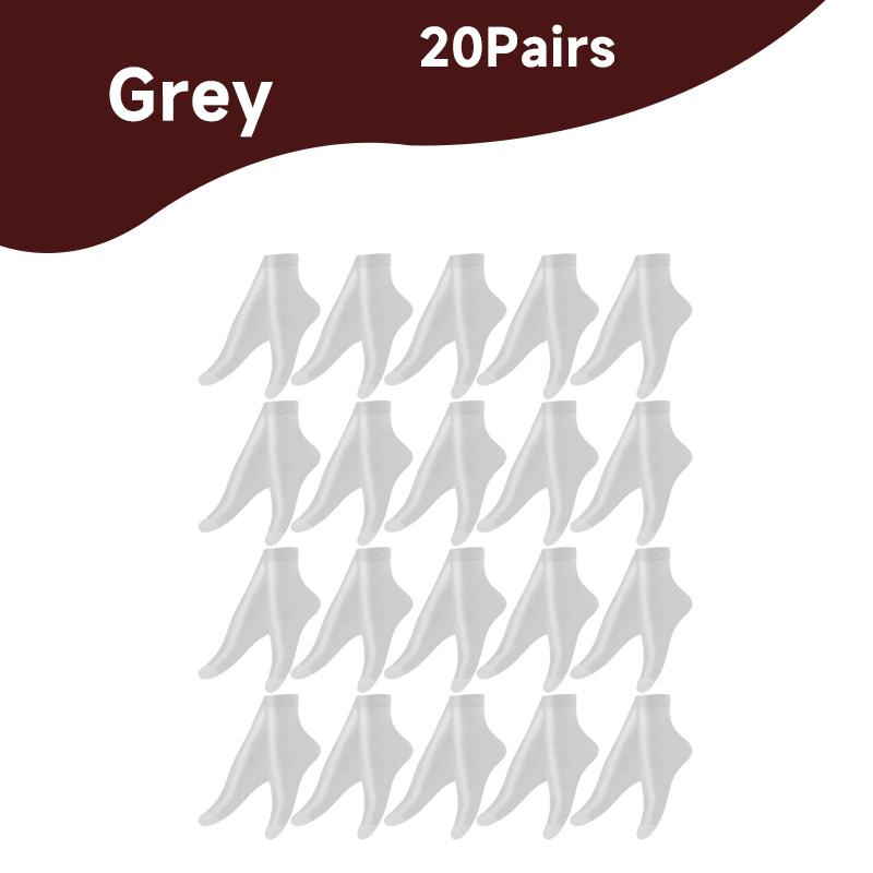 20-100Pcs Summer Socks Skin Color Transparent Ultrathin Women Crystal Silk Socks Nylon Ladies Female Summer Short Ankle Meias