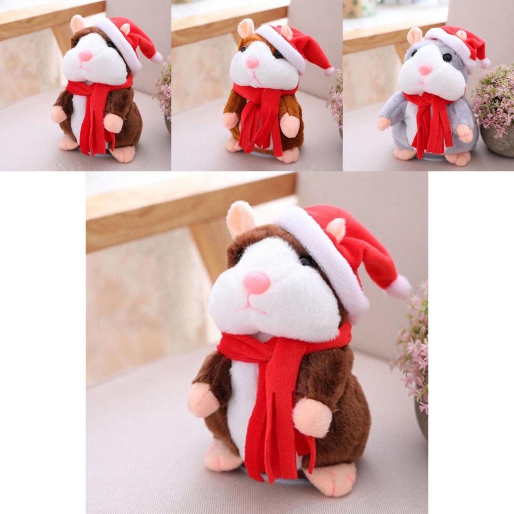 Delightful Cheeky Hamster Talking Mouse Pet Plush Christmas Toy For Kids And Adults