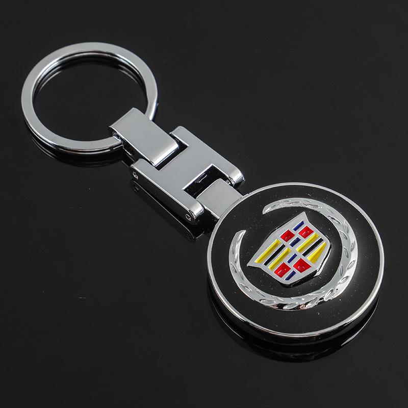 

Metal H Shape Car Logo Keyring Key Chains Pendant for Cadillac ATS BLS CT4 CT5 CT6 CTS ESCALADE EXT SLR SRX STS XT4 XT5 XT6 XTS