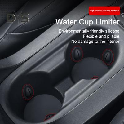 3Pcs Auto Center Konsole Tasse Halter Silikon Stoßfest Anti-slip Slot Slip Limiter Stabilisator Wasser Tasse Clip Zubehör