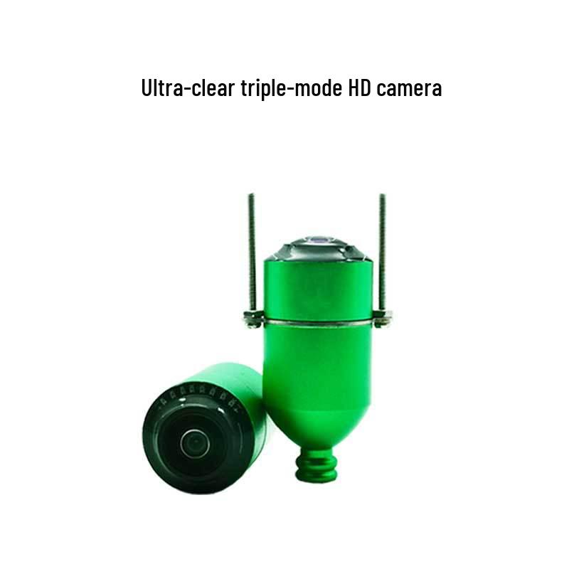 סונאר דגים ברביע הרביעי: מצלמת עוגן ויזואלית עם חיישן טמפרטורה ועומק למים עכורים