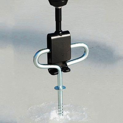 Adaptador de Taladro Power Drive para Montaje de Carpa Tienda de Pesca en Hielo Herramienta de Anclaje de Hielo Barrenas de Hielo Herramienta de Anclajes de Pesca en Hielo