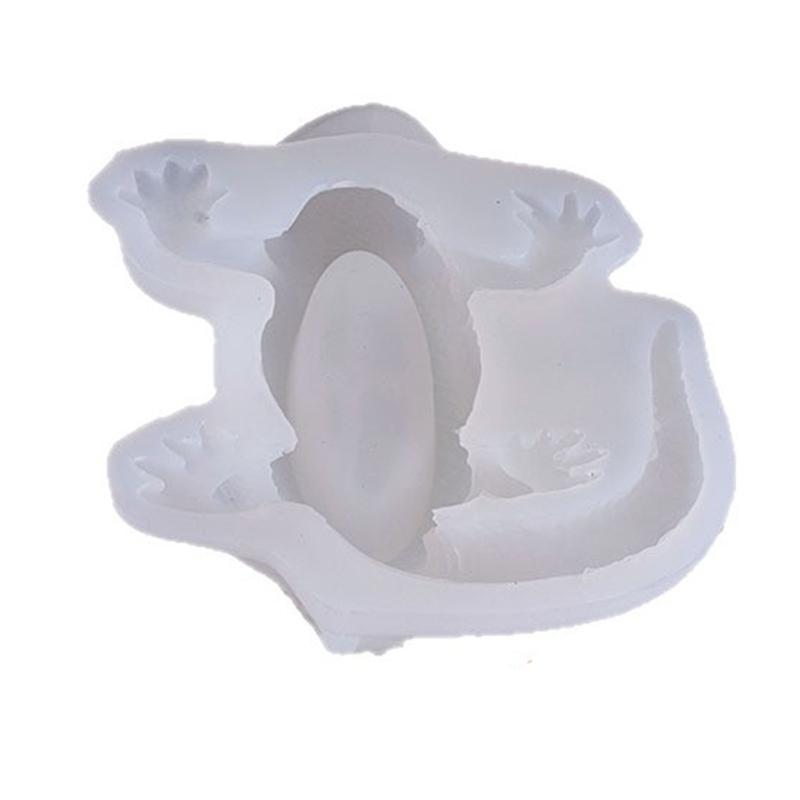 Flexible Silicone Lizard Flower Pot Mold for Crafting Home Office Decoration Unique Planter Making Mould