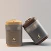 Press-type Toothpick Box, Light Luxury Wood Grain Creative Square, Suitable for Home Use/Hotel/Restaurant Portable Toothpick Container