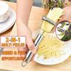 1pc Stainless Steel Vegetable Peeler Sharp Durable Easy To Clean Multifunctional Fruit Potato Peeling Tool for Home Kitchen Meal Prep Home Cooks