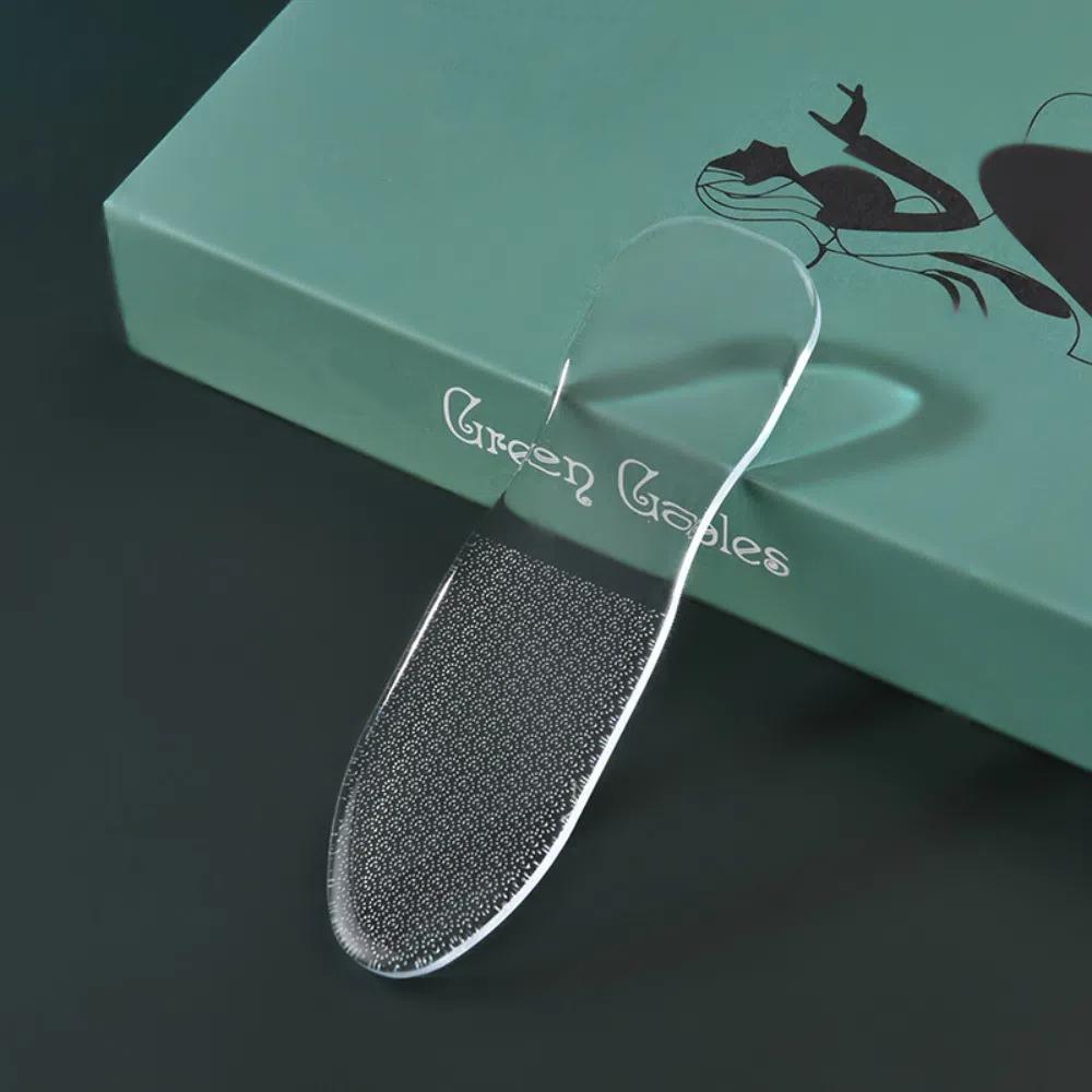Transparent Nano Glass Foot File Foot Scrubber Pedicure Grinding Stone  After Bathing