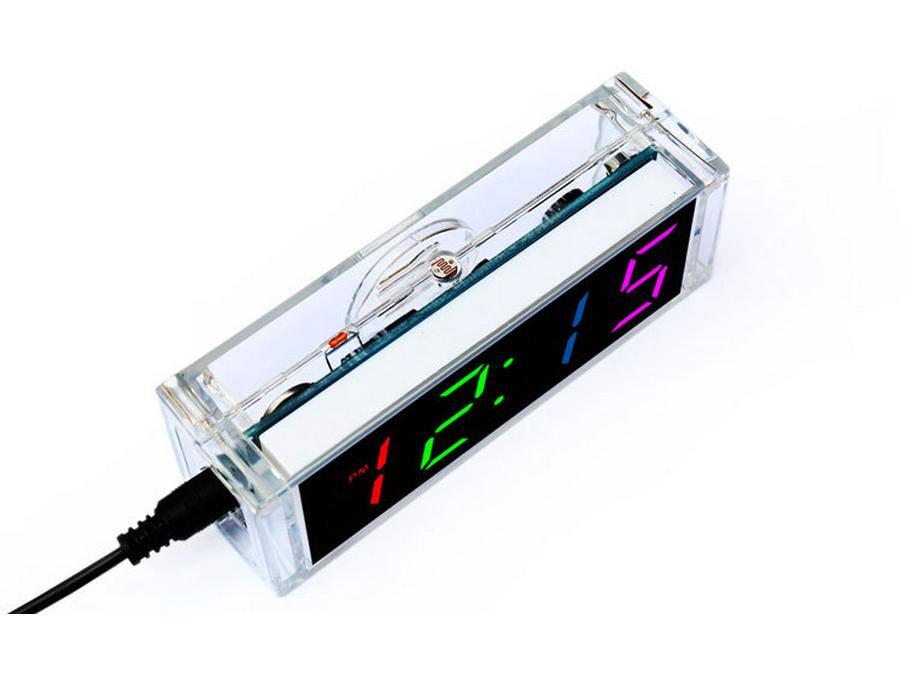 DIY Nixie-Röhren Siebenfarben-Uhr Bausatz: Elektronische Lötpraxis & Alarmzubehör