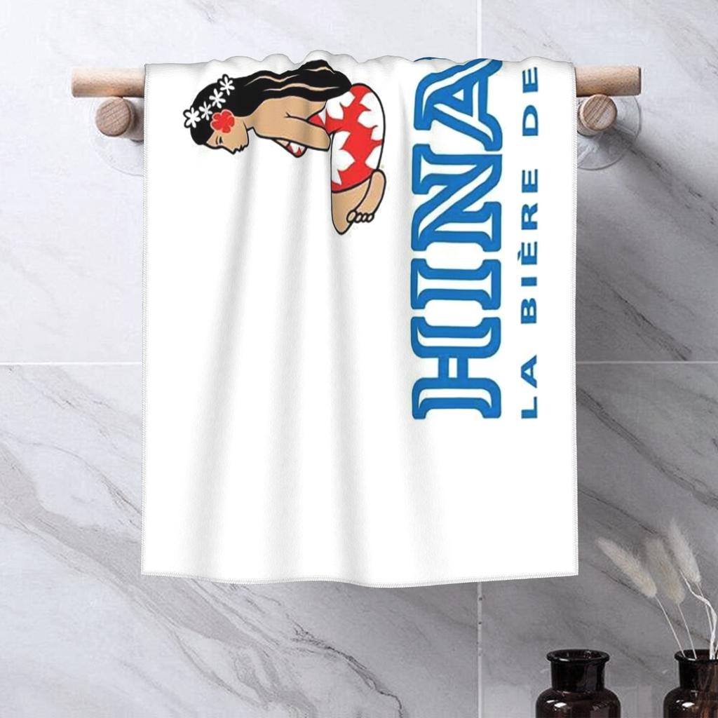 Hinano Tahiti Soft Face Towel Quick Dry Pool Bath Cotton Towels Absorbent
