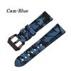Universal 20mm 22mm 24mm 26mm Silikon Armband Camouflage Gummi Armband Sport Ersatz Uhr Band für männer Handgelenk Band