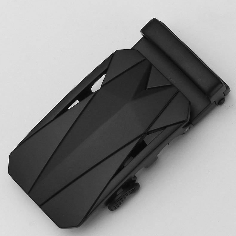 Versatile 3.5cm Men's High-quality Automatic Buckle Leather Waist Belt