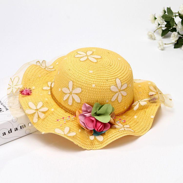 Children's Hat, Summer Sun Protection Princess Beach Hat, Sun Protection Girl's Sun Hat, Cool Hat, Baby Fisherman Hat