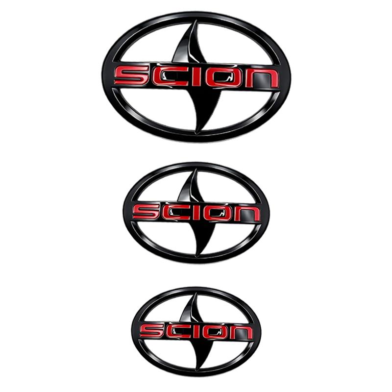 Emblema 3D Cromado para Auto Scion, Adhesivo para Parrilla Delantera y Maletero Trasero, para Toyota Scion XB TC FR-S IM IA, Rep