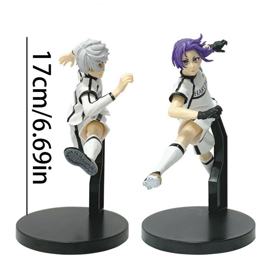 13cm Blue Lock Anime Figure Blue Football Uniform Nagi Seishirou Action Figure Itoshi Rin Figurine PVC Collection Model Doll Toy