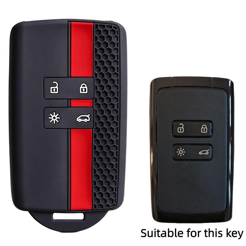 New Silicone Car Key Cover For Renault Captur Koleos Kadjar Arkana Megane Dacia Duster Sandero Stepway Remote Control Fob Case
