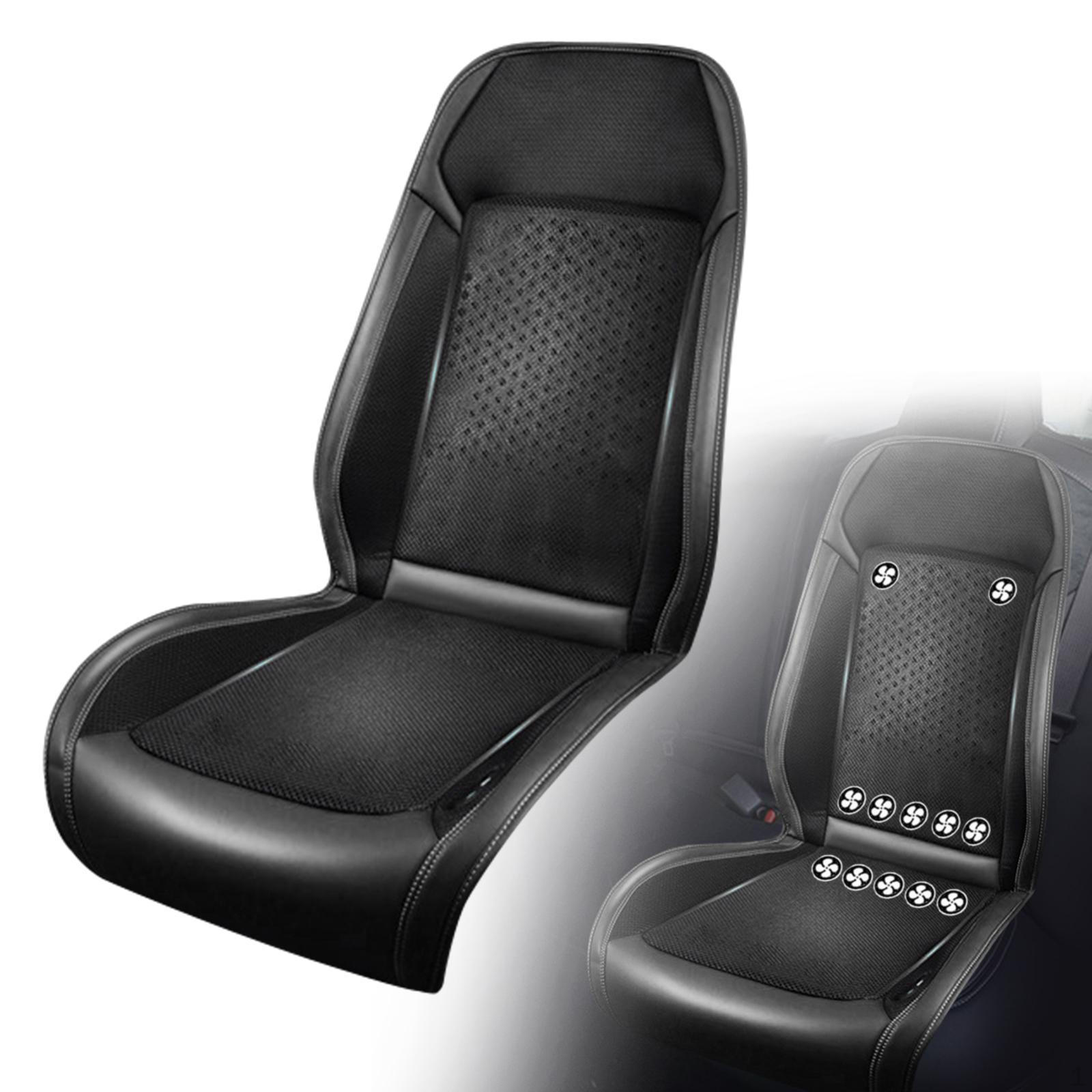 

Подушка для сиденья автомобиля с охлаждением, охлаждающий чехол с массажем и вентиляцией, лето для мужчин, офис, With 12 Fans