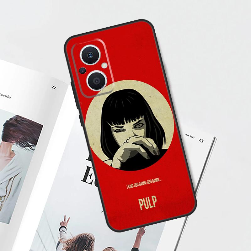 PULP FICTION MOVIE POSTER Case For OPPO Find X5 X6 X8 X9 Pro OPPO Reno 8T 7 8 Lite 13F 14F 11F 12 F 10 13 14 Pro Cover