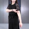 2025 Léto Evropský styl High-End Krajka Flitry Bodycon Šaty Plus Size