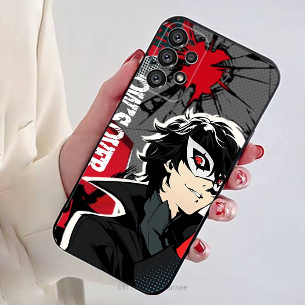 Game P-Persona 5 Phone Case For Samsung Galaxy A13,21s,22,31,32,52,53,71,80,A91 Soft Black Shell