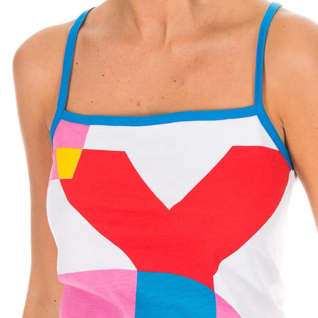 ADM0105 Women's Spaghetti Strap Oval Neck Top