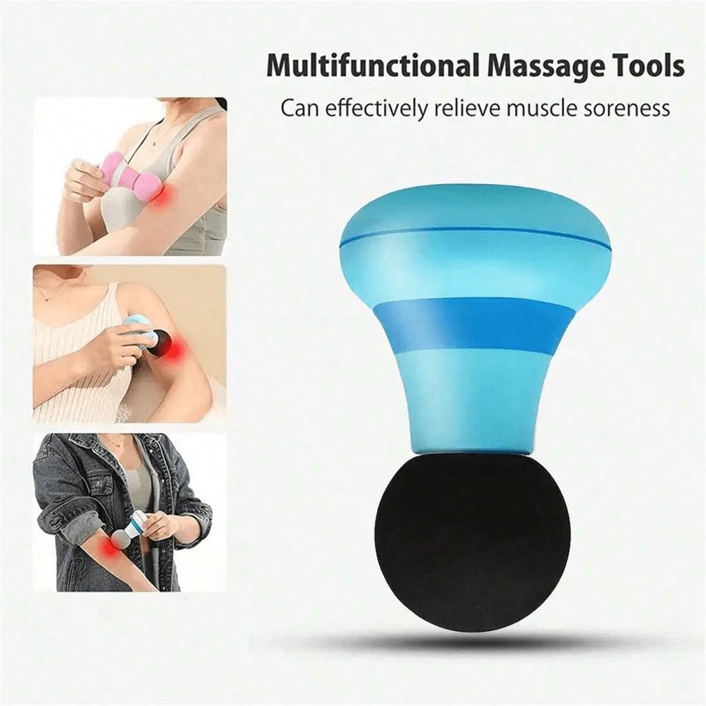 1pc Mini Massage Gun Multi Gear Adjustment Low Noise Silent Muscle Relaxation,Mini Fitness Cervical Massager