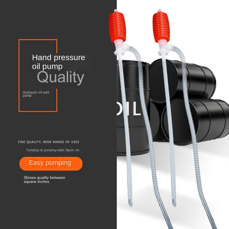 Car Truck Manual Pump Fuel Gasoline Diesel Transfer Suction Cup Manual Fuel Pump Siphon Water Suction Fuel Transfer Pump Funnel