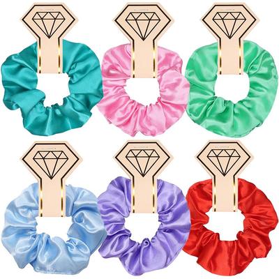 Všestranná lesklá saténová gumička do vlasů - Design tlustého střeva pro dámský culík